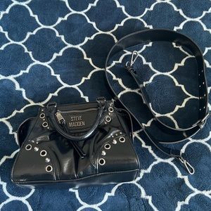 Steve Madden Brhen Grommet Crossbody Purse